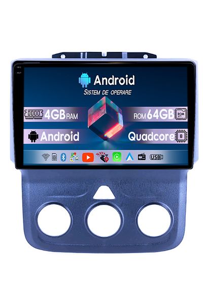 navi-it Navigatie dedicata Dodge RAM 2018, 4GB RAM 64GB ROM, Quadcore, Android 14, Display QLED 1K 10", DSP,