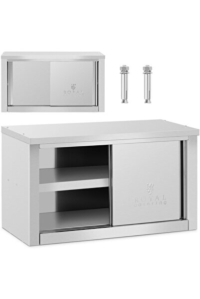 Royal Catering Dulap gastronomic suspendat cu uși glisante OȚEL 120 kg 90 x 40 x 50 cm