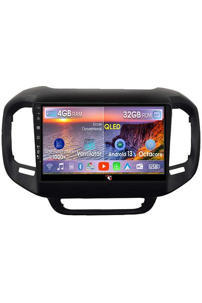 navi-it Navigatie dedicata Fiat Toro 2017-2020, 4GB RAM 32GB ROM, Android 13, Display 9 " , Internet ,Aplica