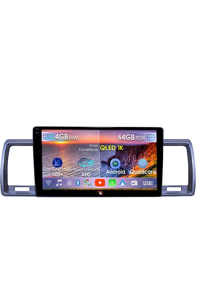 navi-it Navigatie dedicata Toyota Hiace 2004-2019, 4GB RAM 64GB ROM, Octacore, Android 14, Display QLED 1K 9