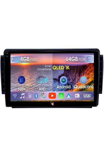 navi-it Navigatie dedicata Peugeot 2008 2015+, 4GB RAM 64GB ROM, Octacore, Android 14, Display QLED 1K 9", C