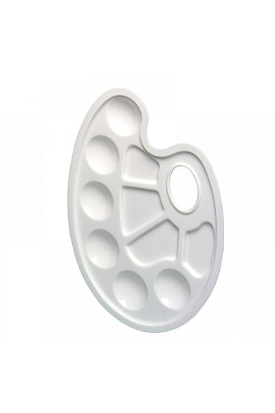 Herlitz Painting Palette Economic, Color White, Material Plastic