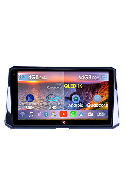 navi-it Navigatie dedicata Toyota Corolla 2018-2020, 4GB RAM 64GB ROM, Octaco...