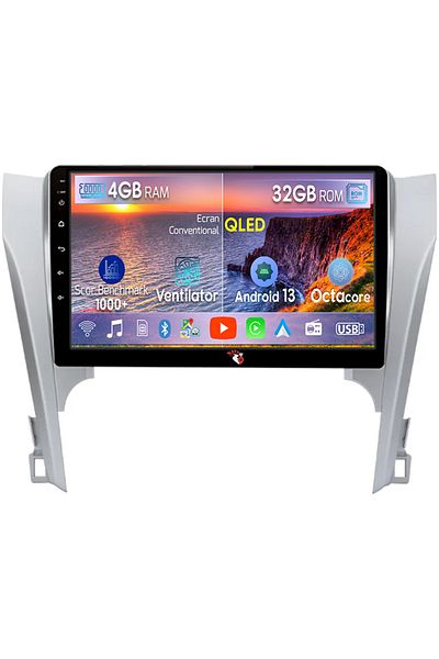 navi-it Navigatie dedicata Toyota Camry 2011-2014, 4 GB RAM 32 ROM, Android 13, Display QLED, 9", DSP, Carpl