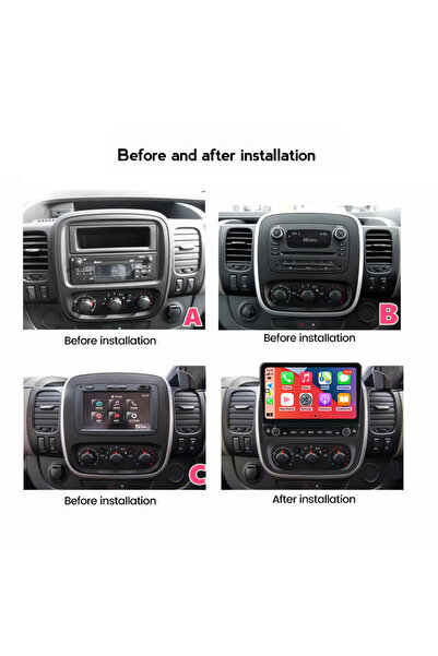 navi-it Navigatie dedicata Trafic 3, Opel Vivaro B 2014-2018 cu butoane rotative model 2024, 4 GB RAM 64 ROM