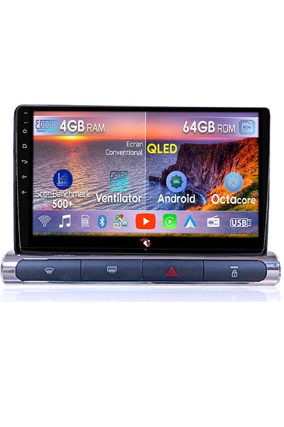 navi-it Navigatie dedicata Citroen C3 2018-2023, 4GB RAM 64GB ROM, Octacore, Android 13, Display QLED 9", DS