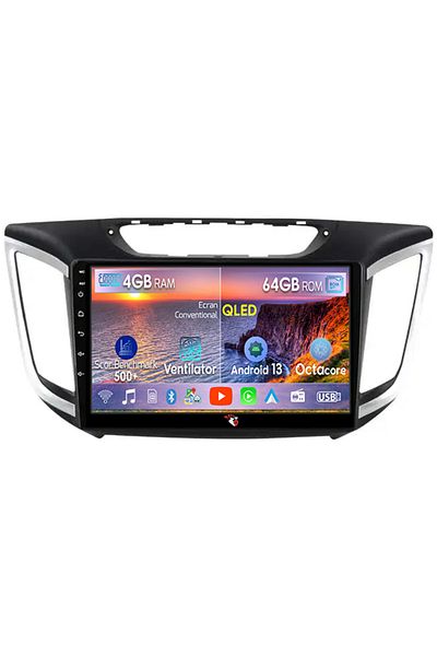 navi-it Navigatie dedicata Hyundai IX25 2015-2019, 4GB RAM 64GB ROM, Octacore, Android 13, Display QLED 10",
