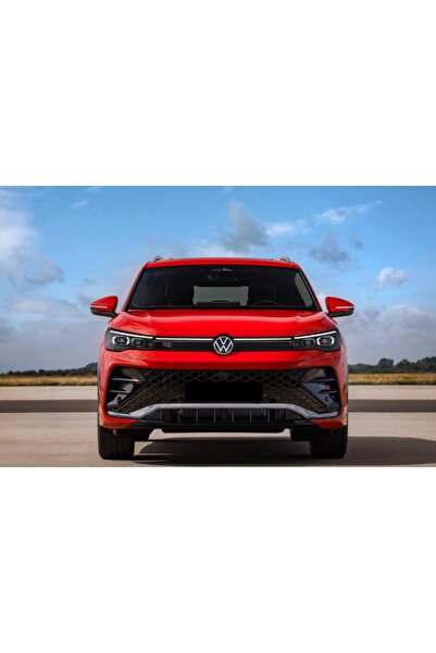 HYM TUNİNG VW TIGUAN RLINE ÖN TAMPON SETİ 2024+ KROM, PARLAK SİYAH DETAYLAR