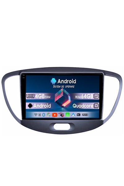 navi-it Navigatie dedicata Hyundai i10 2007-2013, 4GB RAM 64GB ROM, Octacore, Display 9" QLED 1K, Carplay, A