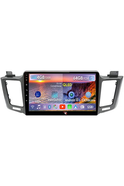 navi-it Navigatie dedicata Toyota RAV4 2012-2018, 4GB RAM 64GB ROM, Octacore, Android 13, Display QLED 10",