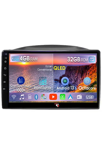 navi-it Navigatie dedicata Jeep Grand Cherokee 2005-2007, 4 GB RAM 32GB ROM, Android 13, Display QLED, 9", D