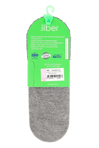 Jiber Men's Bamboo Ballerina Socks 7001- 6 Pieces