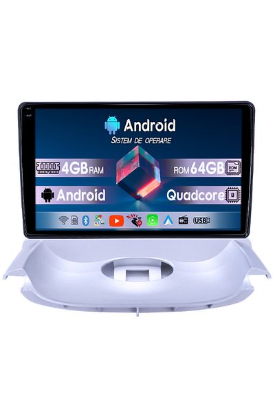 navi-it Navigatie dedicata Peugeot 206 1998-2009, 4GB RAM 64GB ROM, Octacore, Display 9" QLED 1K, Carplay&An