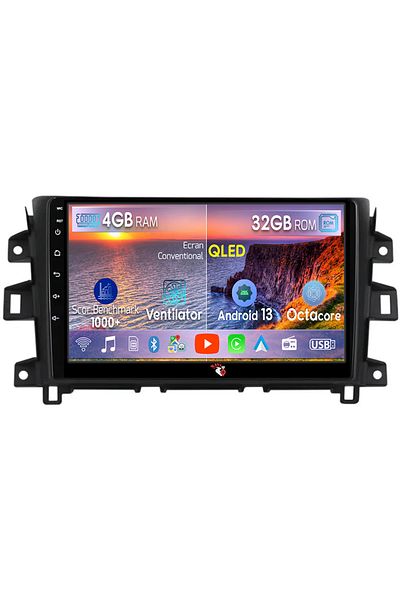 navi-it Navigatie dedicata ​Nissan Navara NP300 2011-2016, 4 GB RAM 32 ROM, Android 13, Display QLED, 9", DS