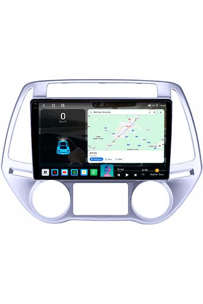 navi-it Dedicated navigation for Hyundai I20 2012-2014, 4GB RAM 64GB ROM, Octacore, Android 14, QLED 1K 10 display