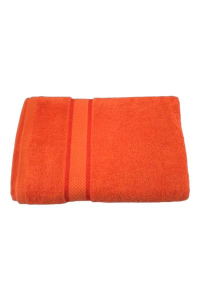 OEM Face Towel, 50x90 cm, 100% Cotton, 400 GSM, Orange
