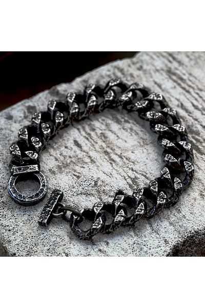 Viking Snap-On Nordic Mythology Anti-Tarnish&Rustproof 316L Steel Bracelet