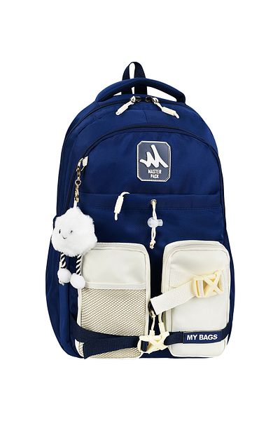 great bags Korean Style Water Resistant Large Size Multi Pocket Unisex Middle School, High School School Backpack Ultra Luxury