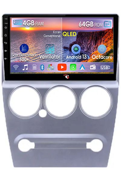 navi-it Navigatie dedicata Citroen Elysee 2008-2014, 4GB RAM 64GB ROM, Octacore, Android 13, Display QLED 9"