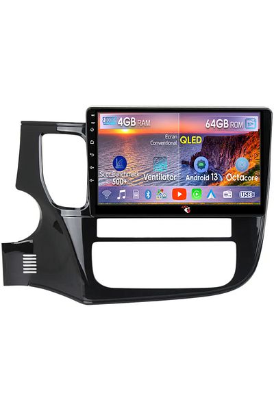 navi-it Navigatie dedicata Mitsubishi Outlander 2012-2017, 4GB RAM 64GB ROM, Octacore, Android 13, Display Q