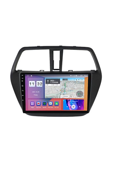 navi-it Navigatie dedicata Suzuki S-cross 2012-2016, 4 GB RAM 32 ROM, Android 13, Display QLED, 9", DSP, Car