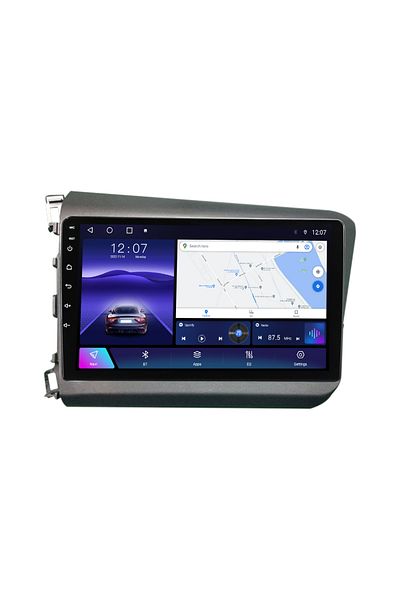 navi-it Navigatie dedicata Honda Civic 2012-2015, 4GB RAM 64GB ROM, Octacore, Android 14, Display QLED 1K 9"