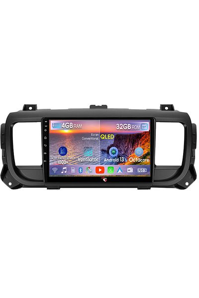 navi-it Navigatie dedicata Citroen Jumpy 2016-2021, 4 GB RAM 32 ROM, Android 13, Display QLED, 9",DSP, Carpl