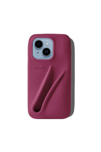 rhode رود هايلي كفر جوال حامل لمرطب الشفاه - راسبيري جيلي ايفون 16