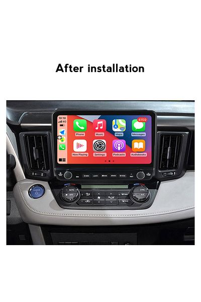 navi-it Navigatie dedicata RAV4 2013-2018 cu butoane rotative model 2024, 4GB RAM 64GB ROM, Quadcore, Androi
