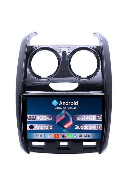 navi-it Navigatie dedicata Dacia Duster 2015, 4GB RAM 64GB ROM, Octacore, Android 14, Display QLED 1K 9", DS