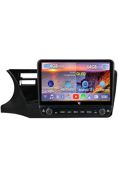 navi-it Dedicated navigation City 2014-2017 with rotary buttons model 2024, 4 GB RAM 64 ROM, Quadcore, Android