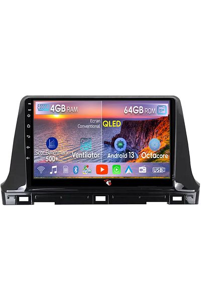 navi-it Navigatie dedicata KIA Seltos 2016-2020, 4GB RAM 64GB ROM, Octacore, Android 13, Display QLED 10", D
