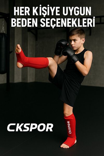 CKSpor Cheek Protector Kick Boxing Muay Thai Cheek Protector Boxing Shin Guard Foot Protector