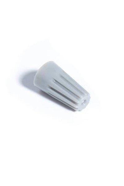 flores Set of 100 quick-connect terminal connectors for cable, gray, P1 x 1.5 mm