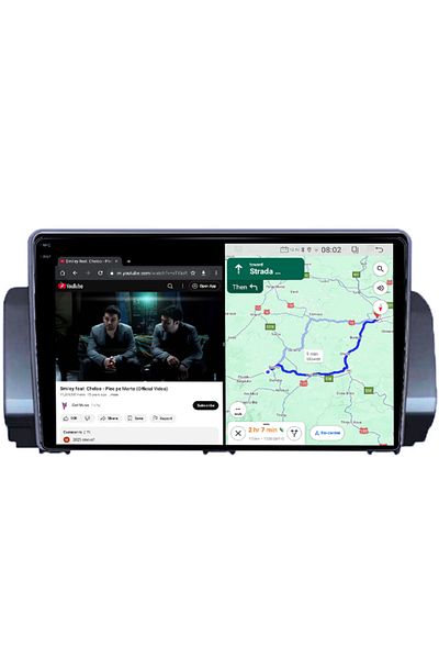 navi-it Dedicated Android navigation Dacia Logan 3,Stepway after 2021, 4GB RAM 64GB ROM, Quadcore, Android 14,