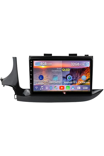 navi-it Navigatie dedicata Opel Mokka 2016-2018, 4 GB RAM 32 ROM, Android 13, Display QLED, 9", DSP, Carplay