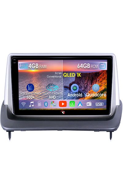 navi-it Dedicated navigation for Volvo S40, C30, C70, 4GB RAM 64GB ROM, Octacore, Android 14, 9" QLED 1K display