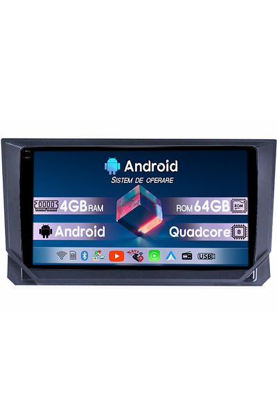 navi-it Navigatie dedicata Seat Ibiza 2017-2020, 4GB RAM 64GB ROM, Quad Core, Display 9" QLED 1K, Carplay, A