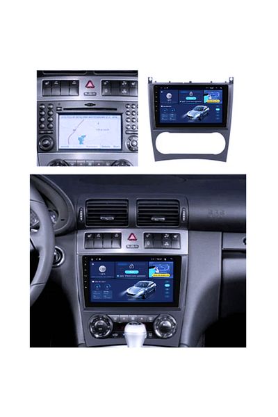 navi-it Navigatie dedicata Mercedes C-Class W203 2003-2007, 4GB RAM 64GB ROM, Octacore, Android 14, Display