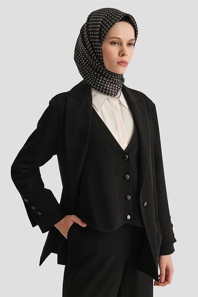 Armine Set de 3 piese cu garnitură leopard pentru bărbați 25Y6022 negru