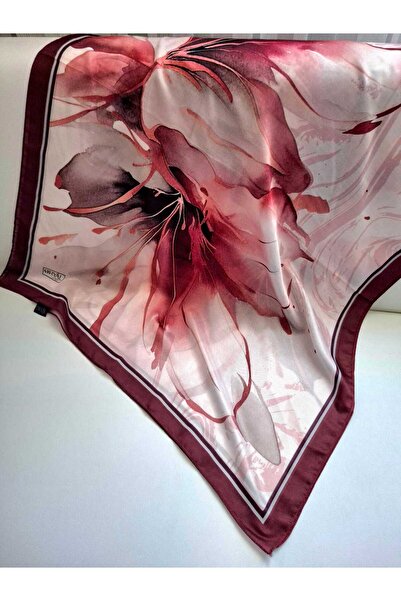 Guzeka شال أنيق ناعم - أحمر كلاريت