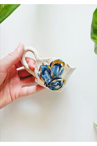 WEBBMODA Handmade Vintage Coffee Cup