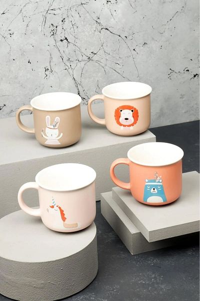 HOMENIVA 1 Piece Animal Porcelain Mug Set - Porcelain Mug