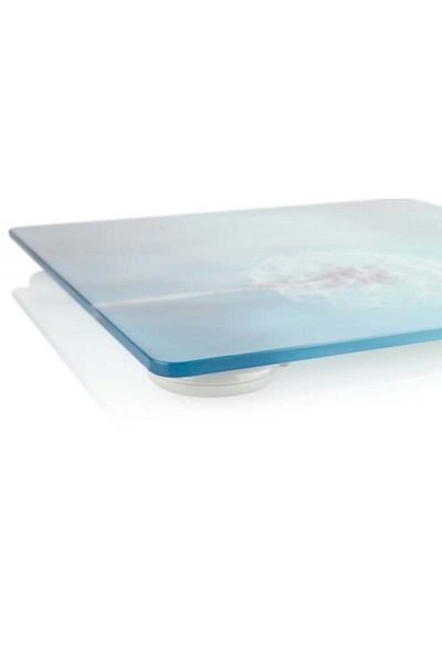 ETA Cântar de baie Breeze 1780 90040, 180 kg, sticlă securizată de 6 mm, precizie 100 g, albastru