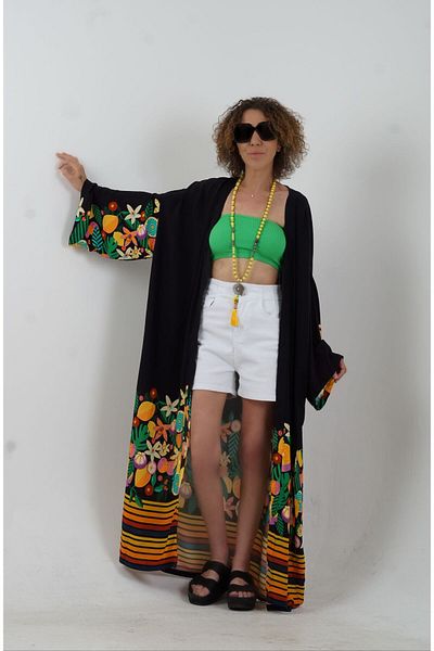 Zelish My Sister Long Kimono with Skirt Pattern