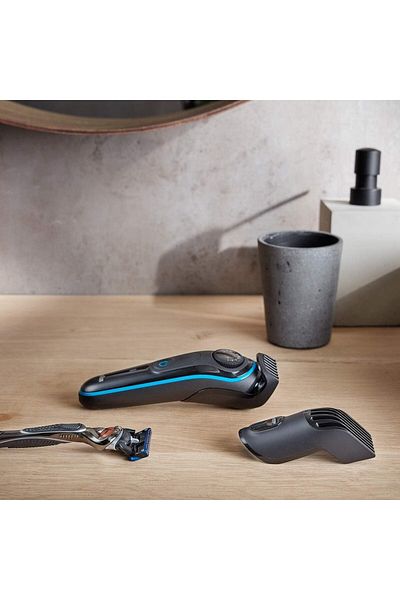 Braun Bt3940Ts Beard Trimmer For Men - Gillette Fusion5 Proglide Razor Black