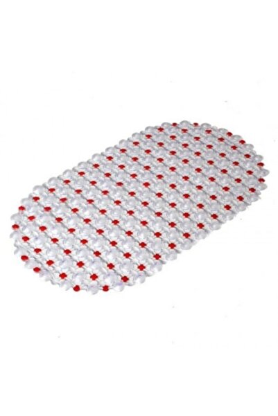 OEM Bath Mat PVC 63x35 cm Red
