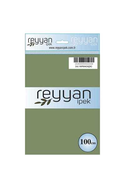 REYYAN İpek Düz Renk Yazma 100cm 141 Yaprak (Açık) Tekli Poşet Yazma