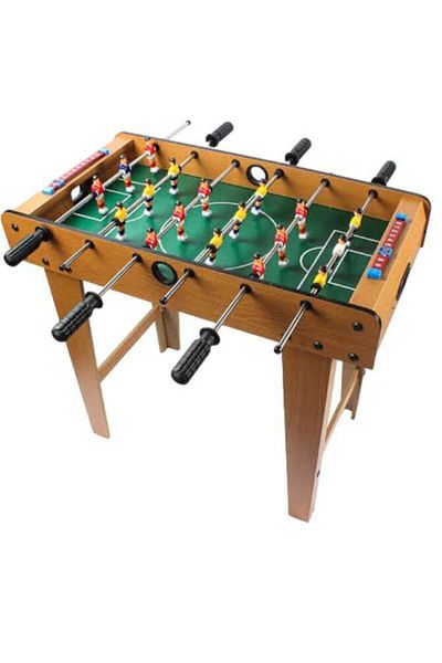 Toybox Wooden Tabletop Football Game For Kids And Adults Large Table Soccer Game 70x64x37cm