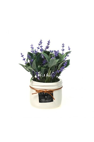 OEM Lavanda artificiala la ghiveci, pvc/ceramica 20x10 cm mov